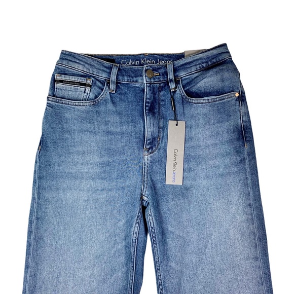 NWT CALVIN KLEIN High Rise Wide Jeans - Picture 2 of 6